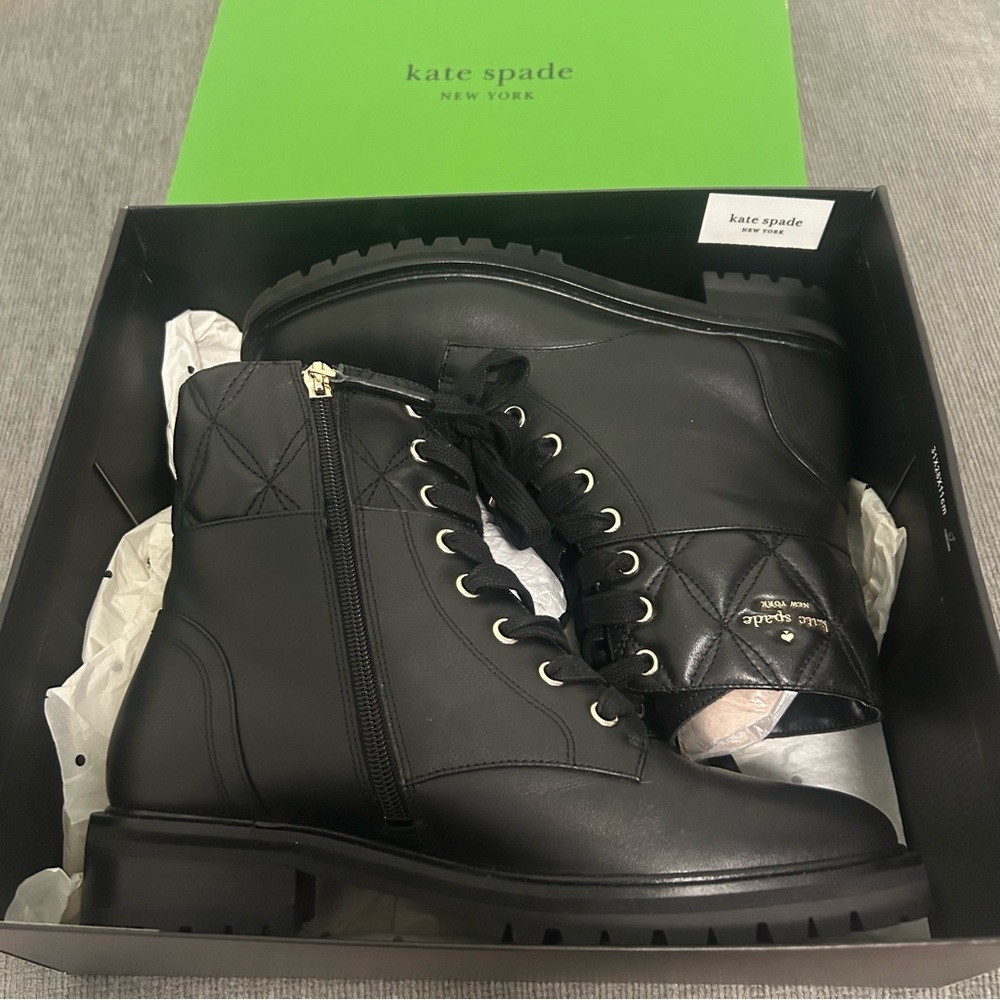 Kate Spade Black Billie Boots